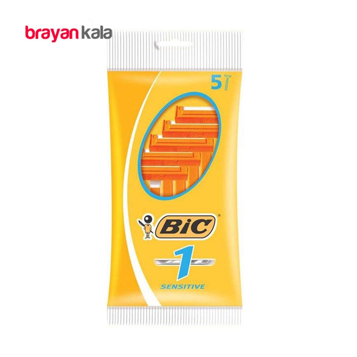 عکس اصلی خودتراش بیک مدل 1 تیغ بسته 5 عددی